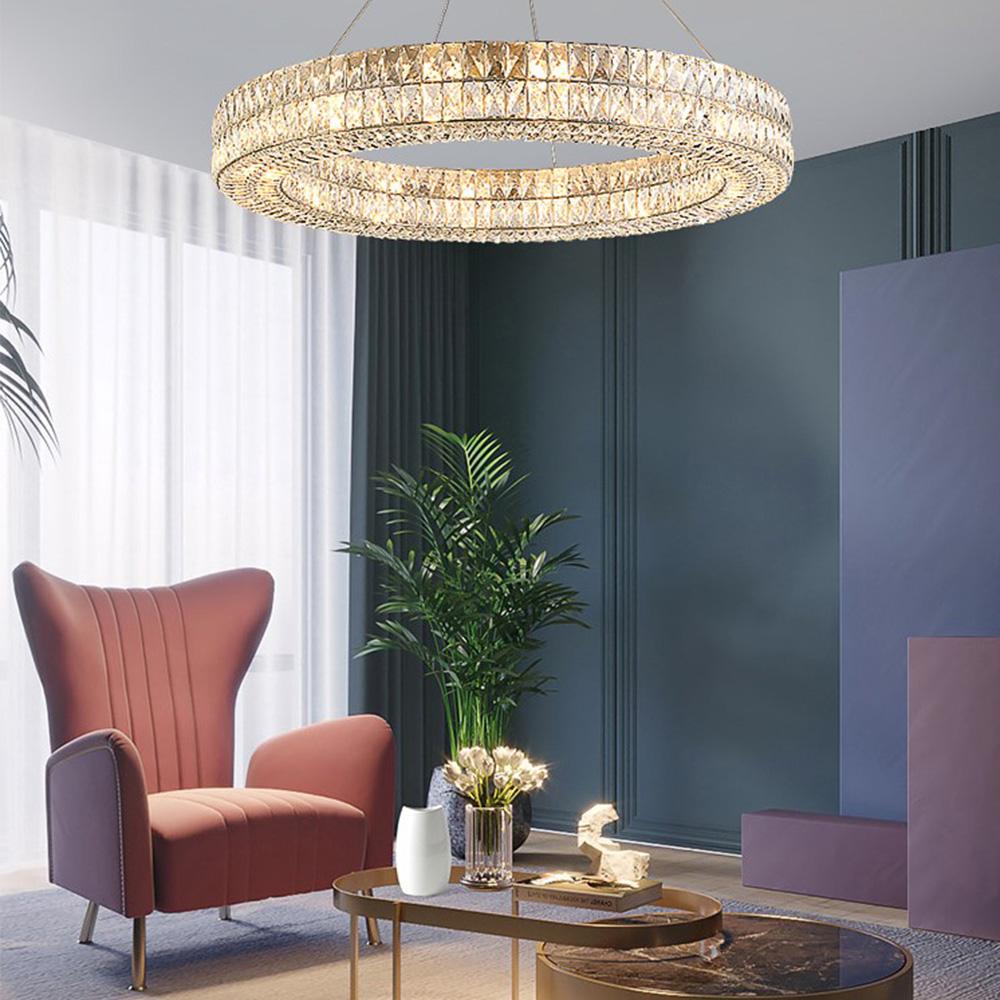 Light Luxury Style Crystal Chandelier For Living Room | Vegas Modern ...